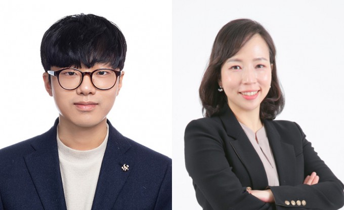 From left, Hong Wan, KAIST doctoral student, and Professor Choi Moon-jung. Provided by KAIST