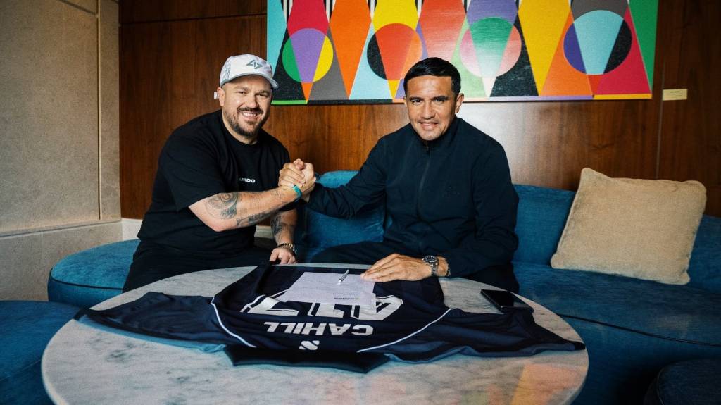 Beau Catley and Tim Cahill