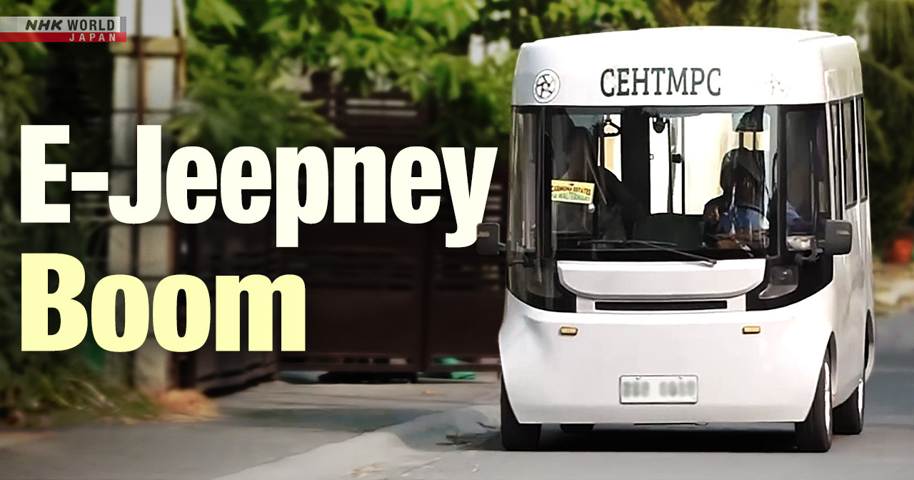 Japan EV startup drives Philippines e-jeepney shift | NHK WORLD-JAPAN News