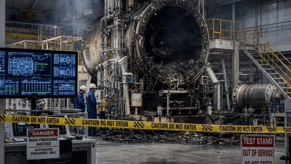 Explosion Damages Anduril's Mississippi Rocket Test Site