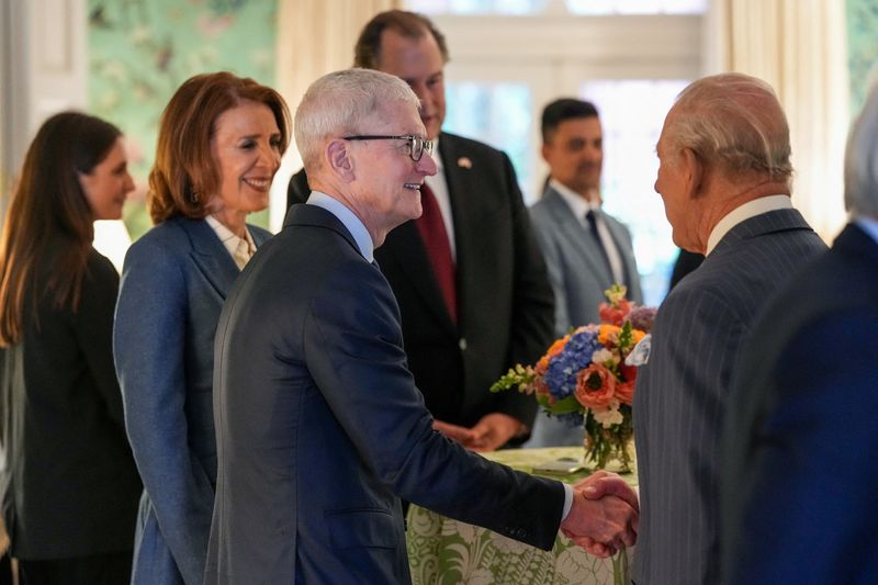 King Charles meets with US tech leaders, talks startup challenges