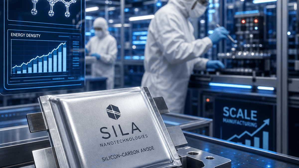 Sila Lands $300M to Scale EV Battery Tech Amid Market Chill