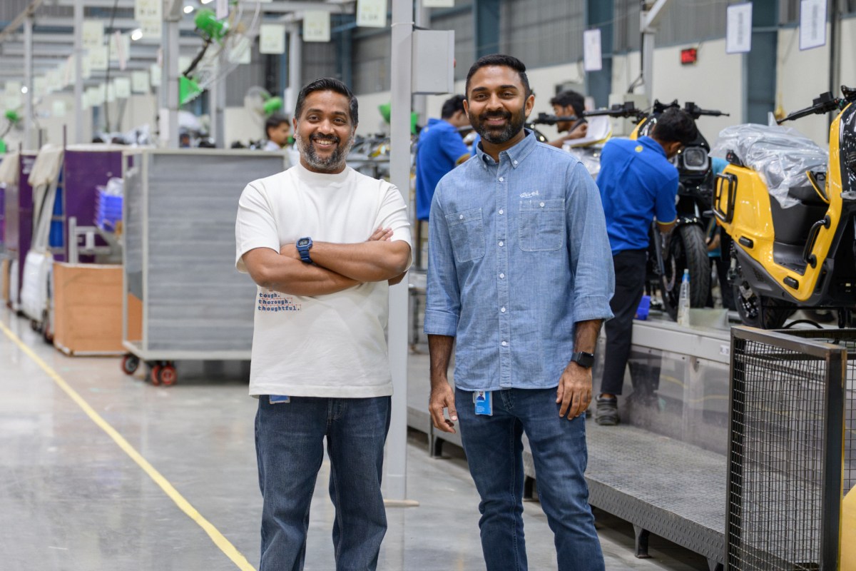 River co-founders Aravind Mani and Vipin George