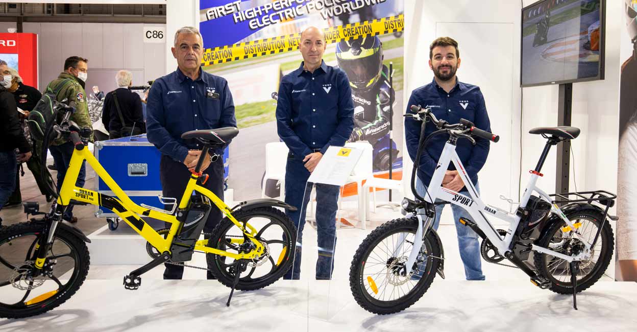 Vaan E-cycles (E-bikes) & Kid's super bikes in the global launch at the EICMA motorcycle show in Italy.