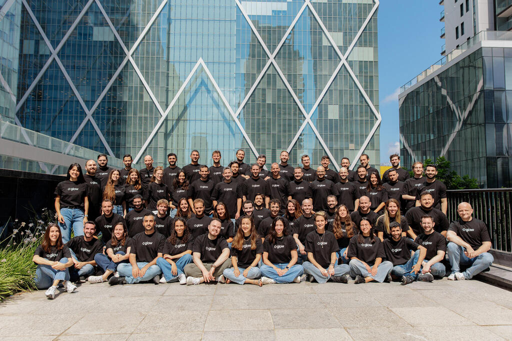 Glow employees. עובדי חברת הסייבר GLOW