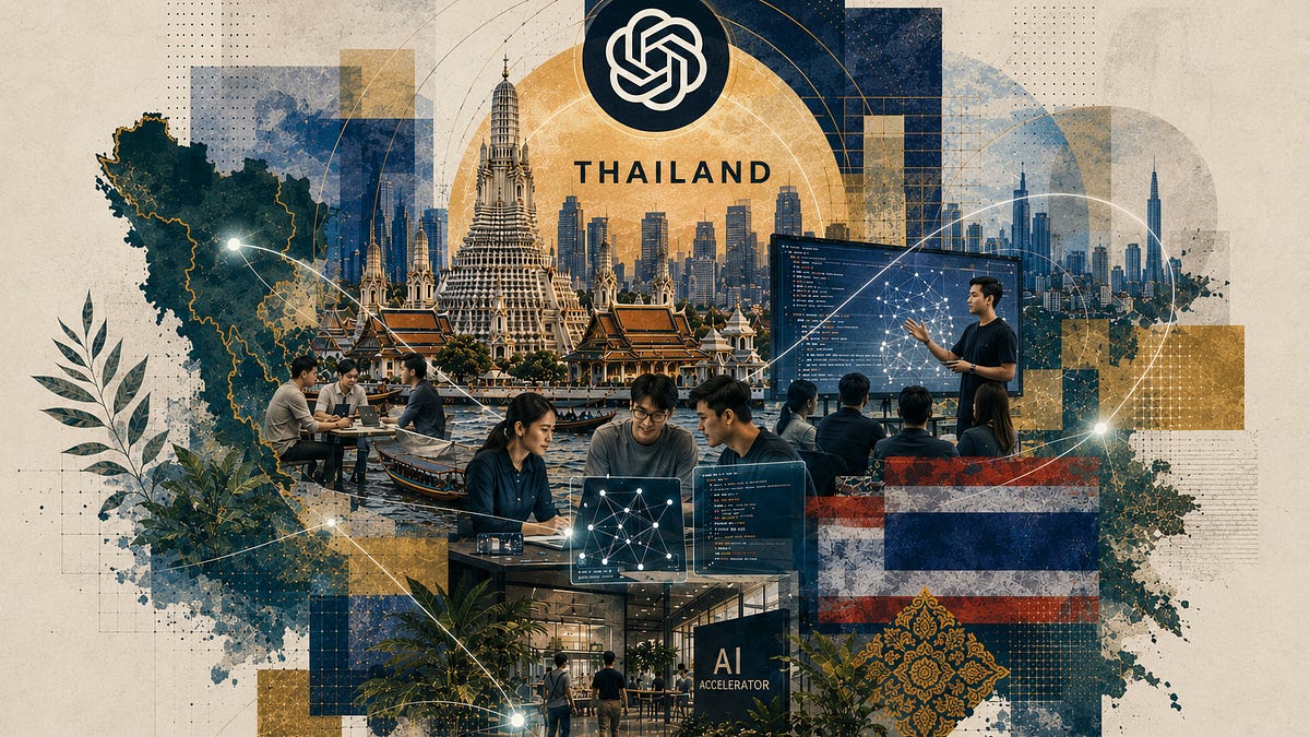 Thailand and OpenAI launch an accelerator programme for AI startups