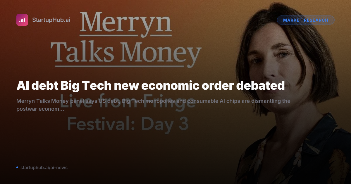 AI debt Big Tech new economic order debated