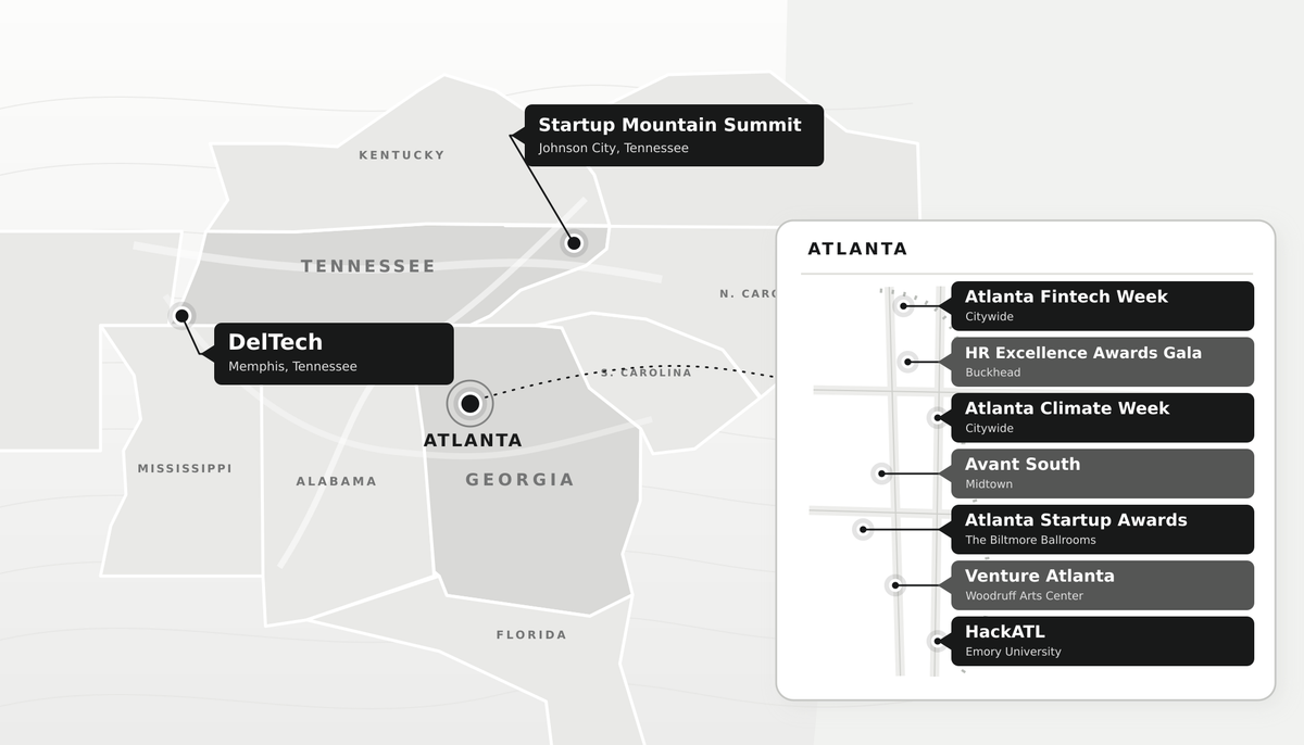Atlanta & Southeast Tech Events: Fall 2026 | Hypepotamus