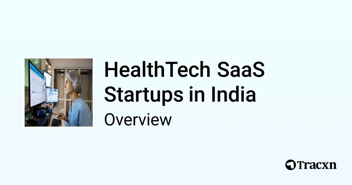 List of 2,025 HealthTech SaaS Startups in India & Market Trends (Aug 2026) - Tracxn