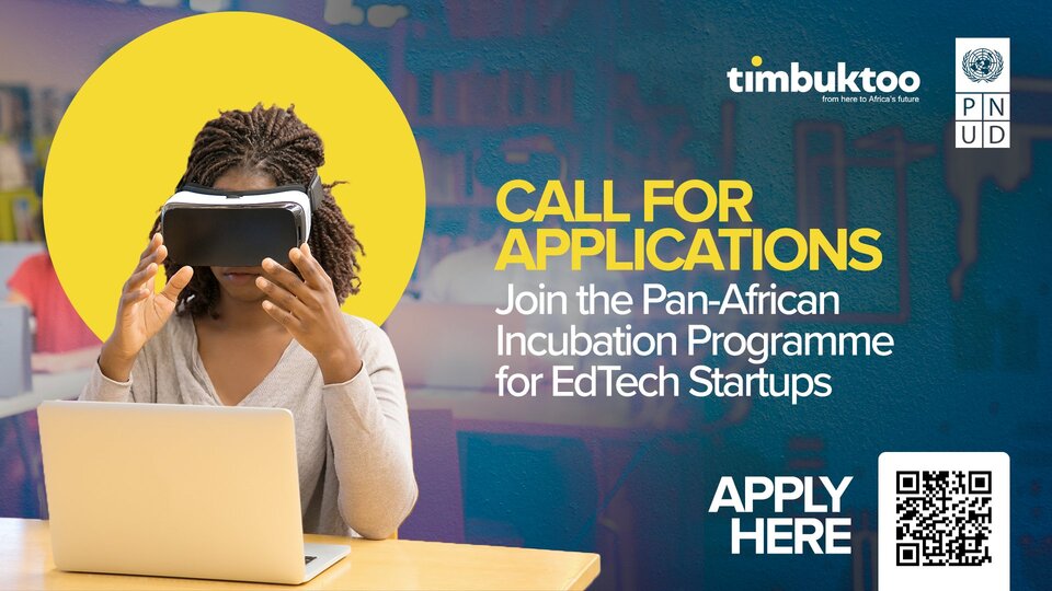 UNDP Africa Timbuktoo Pan-African Incubation Programme 2026 for EdTech Startups. | Opportunities For Africans
