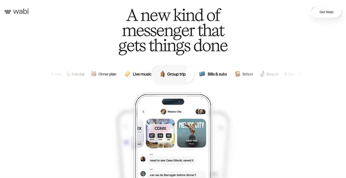 Wabi, the AI agent that builds mini apps, now valued at $1.25B after latest round | TechCrunch