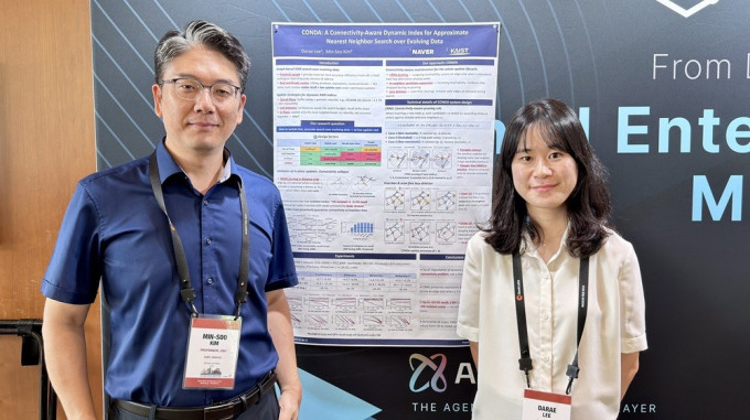 From left: Professor Min-Su Kim of KAIST School of Computing, and master's student Darae Lee. Courtesy of KAIST