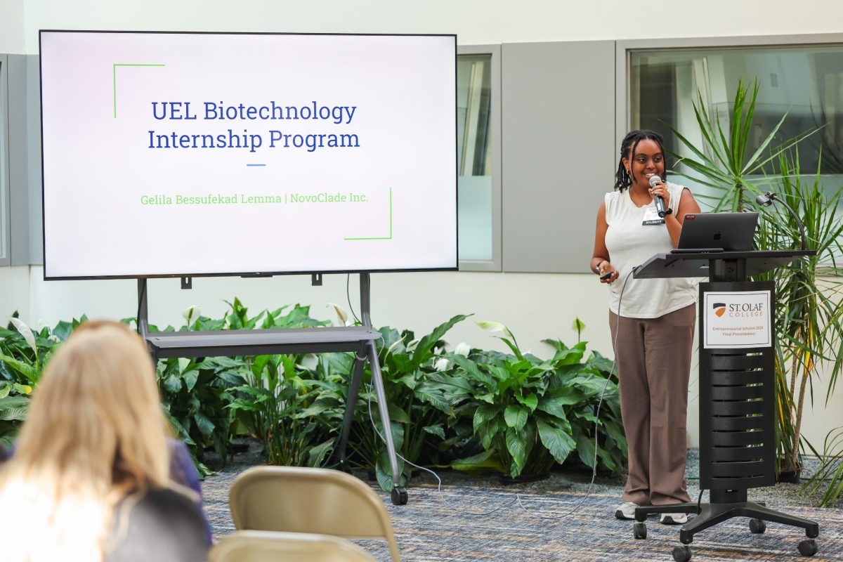 St. Olaf and University Enterprise Laboratories partner to connect students with innovation-focused start-ups 