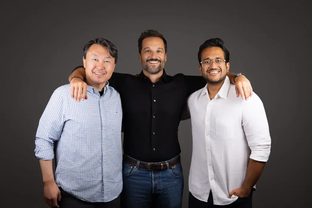 A team photo of Polygrade's founders